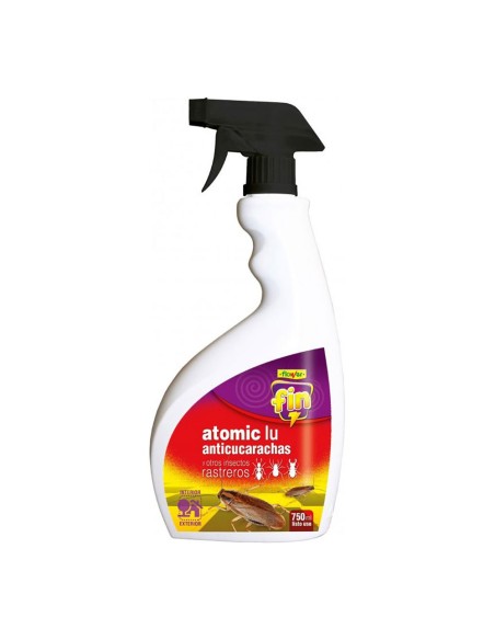 Insecticida anticucarachas atomic lu, fin, 750 ml