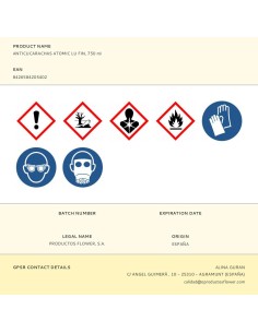 Insecticida anticucarachas atomic lu, fin, 750 ml 2