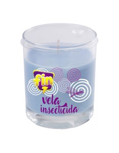Vela insecticida fin vaso cristal, 125 g