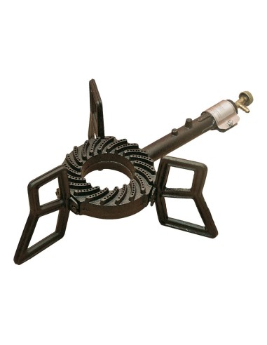 Hornillo a gas de hierro fundido con tripoode, 6,5 kw, classic, 52 x 35 x 17 cm