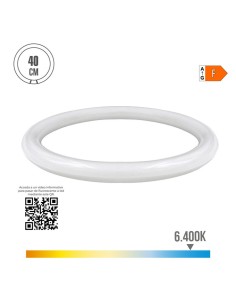 Tubo circular led g10q 32 w 3400 lm 6400 k luz fria (eq. 40w) ø40 cm