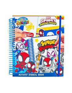 Libro dibujo y actividades spiderman