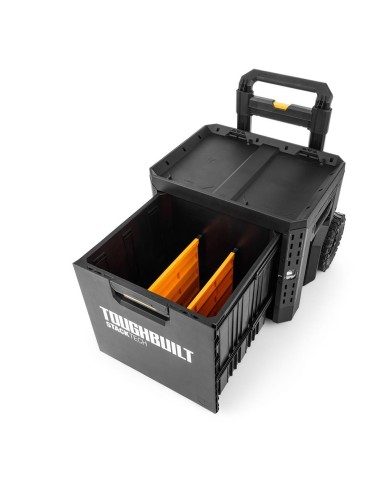 Maletín con ruedas de 1 cajón con cierre,...