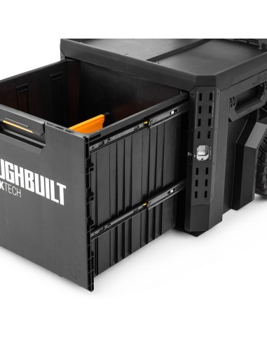 Maletín con ruedas de 1 cajón con cierre,...