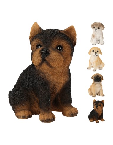 Perro de polipiedra, modelos variados, 115 x 89 x 140 mm