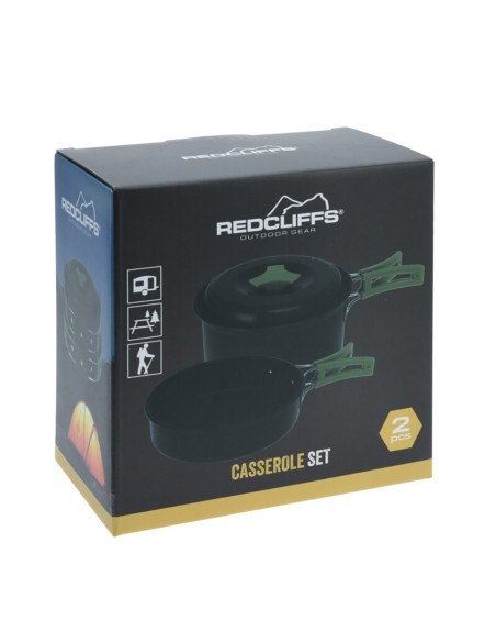 Cacerolas de aluminio anodizado ø14 x 7 cm / ø15 x 4 cm