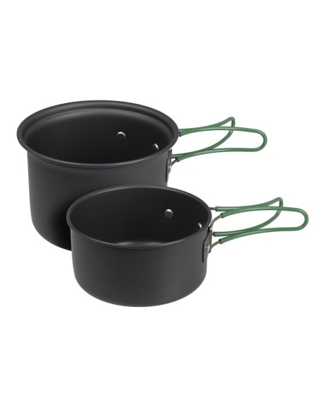 Cacerolas de aluminio anodizado ø13 x 9 cm /ø12 x 6 cm