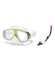 Gafas y tubo de buceo