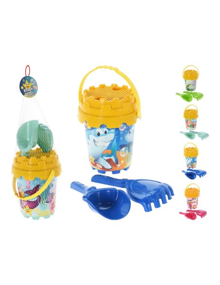 Cubo de playa 4 piezas, modelos variados