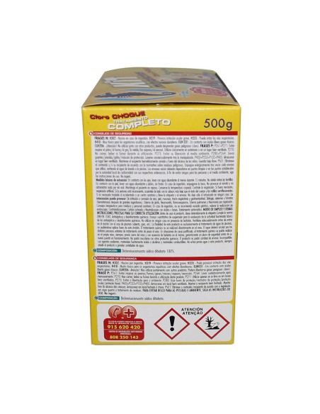 Kit mini piscinas: cloro 500 g + antialgas 500 ml