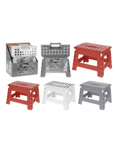 Taburete plegable colores surtidos 27x28x21cm 80kg