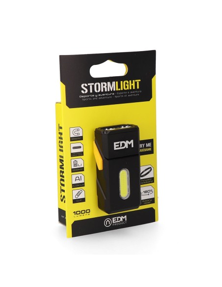 Mini linterna led stormlight, recargable, 13 w, 1000 lm