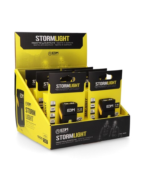 Mini linterna led stormlight, recargable, 13 w, 1000 lm