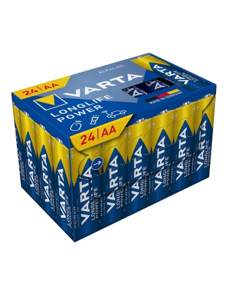 Pila alkalina longlife power cube aa - lr06 (caja 24 uds) ø14,5 x 50,5 mm