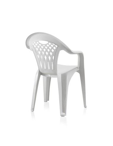 Silla apilable cancún, color blanco, 54 x 58 x...