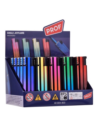 Encendedor electrónico anodized, colores surtidos