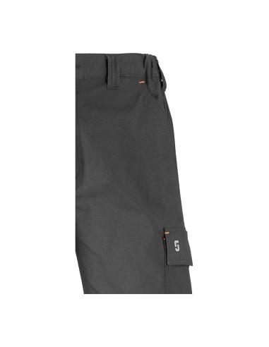 Pantalón multibolsillo elástico road gris,...