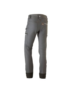 Pantalón multibolsillo elástico dynamic gris, talla s 2