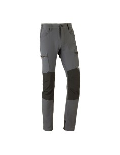 Pantalón multibolsillo elástico dynamic gris, talla xxl