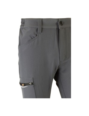 Pantalón multibolsillo elástico dynamic gris,...