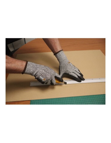 Guante de poliéster / elastano palma...