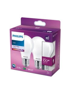 Bombilla estándar led e27, 10,5 w, 1521 lm, 4000k, luz día, 2 uds 2