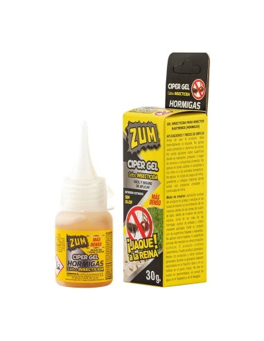 Gel ciper, cebo insecticida para hormigas, 30 g