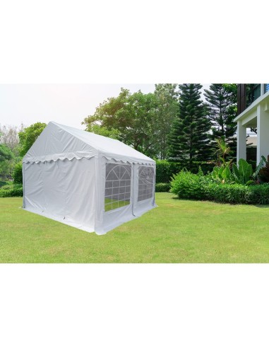 Carpa pabellón de jardín blanca, 21 personas, 5...