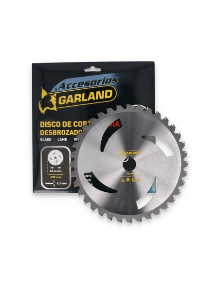 Disco de corte para desbrozadora, 36 dientes, ø230 x 1,3 x 25,4 mm