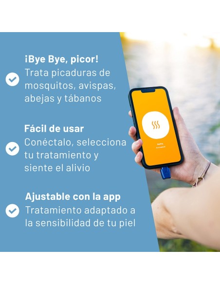 Dispositivo para picaduras de insectos usb-c