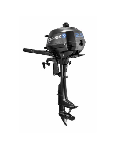 Motor fueraborda seatec 25, 72 cc, 4500-5500 rpm, 2,5 hp