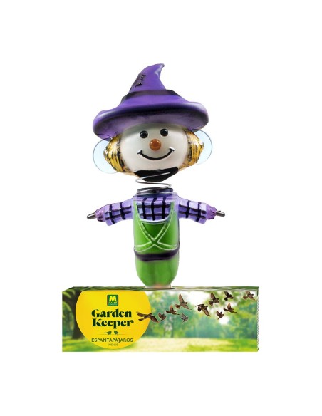 Espantapájaros duende, 17 x 10 x 40 cm