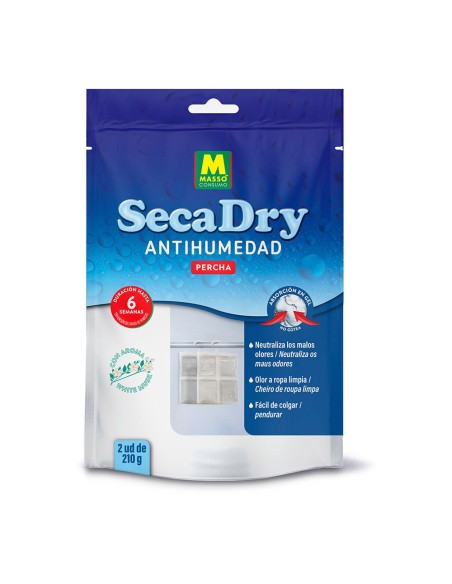 Percha antihumedad en gel secadry, 120 g, 2 uds