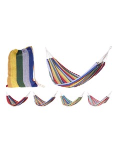 Hamaca de polialgodón, colores surtidos, 200 x 100 cm