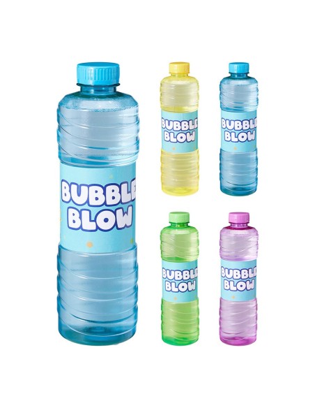 Botella de recarga para pompas de jabón, colores surtidos, 1 l