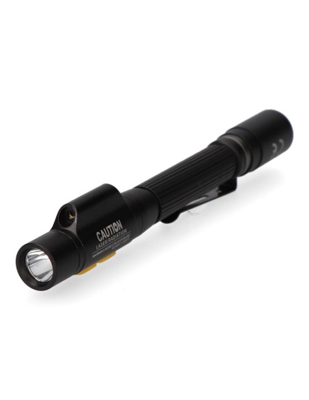 Linterna led/puntero laser strike, tipo pluma, recargable, 250 lm
