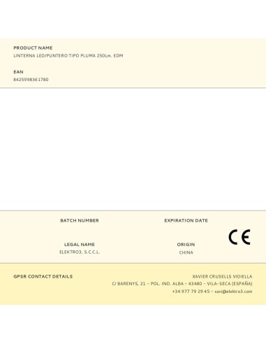 Linterna led/puntero laser strike, tipo pluma,...