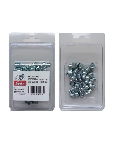 Engrasador recto ef-503 con rosca 1/4 gas-14 h, blíster 10 uds