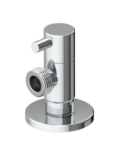 Válvula escuadra modelo deco con mando redondo,...