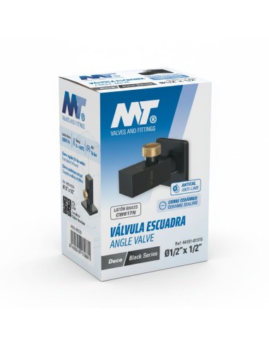 Válvula escuadra modelo deco con mando...