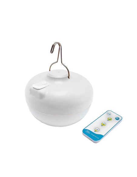 Bombilla portátil recargable cherry, color blanco, luz cálida, uso exterior, ø11 x 9 cm