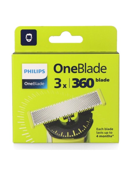 Cuchillas flexibles de repuesto para afeitadora on blade, 3 uds