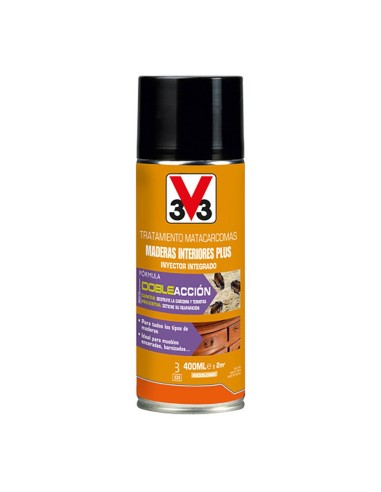 Tratamiento matacarcomas maderas interiores plus, 400 ml