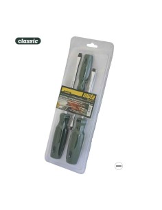 Destornilladores de carbono planos, juego 3 piezas