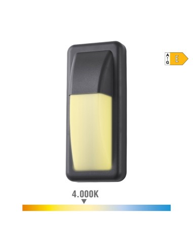 Aplique led rectangular vertical 6w 200 lm...