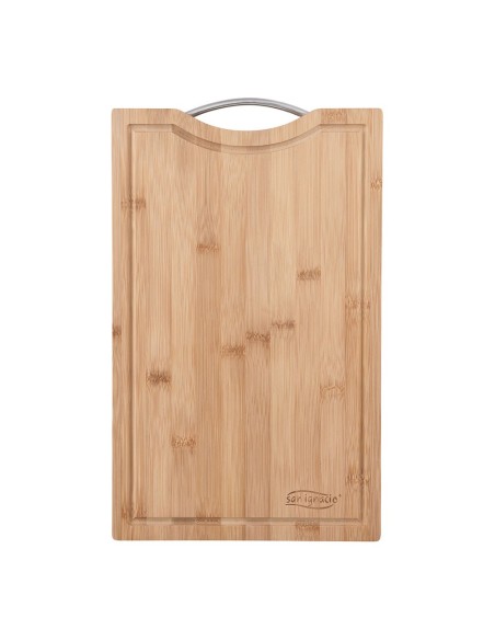 Tabla de cortar de bambú, experto, 40 x 25 x 1,9 cm