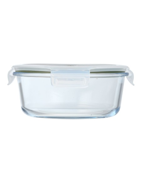 Fiambrera hermética redonda borosilicato, experto, 950 ml, ø18,4 x 7,6 cm