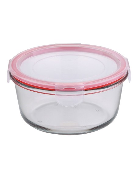 Fiambrera hermética redonda borosilicato, toledo, 800 ml, ø16 x 8 cm