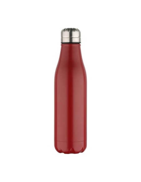 Botella isotérmica de acero inoxidable, rojo mate, experto, 500 ml