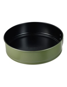 Molde redondo desmontable de acero al carbono, para horno, experto, verde oliva, ø26 x 6,8 cm 2